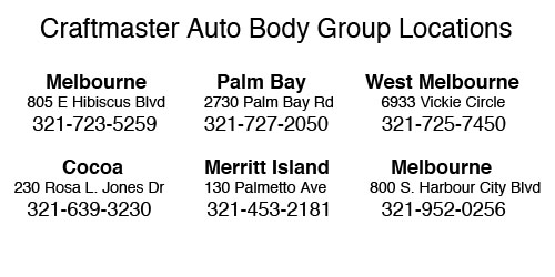 Craftmaster Auto Body Group Locations